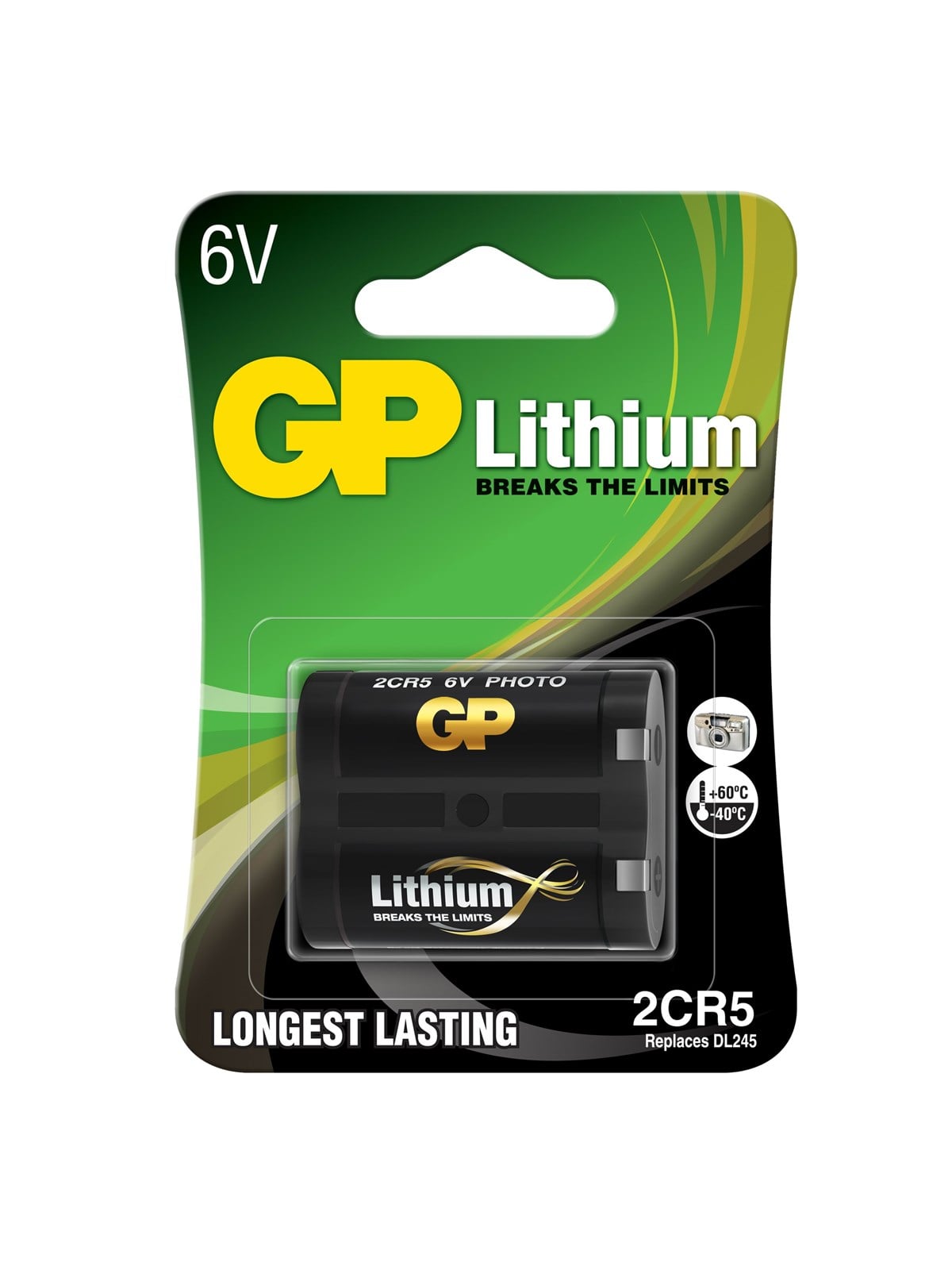 GP Photo Lithium Kamera Akku - 2CR5