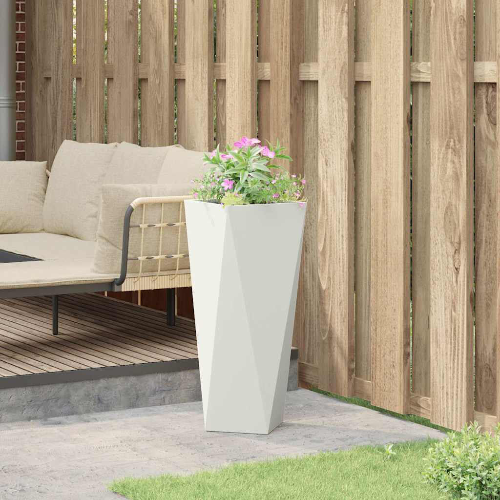 17 Stories Planter Box White 75cm H x 30cm W x 30cm D