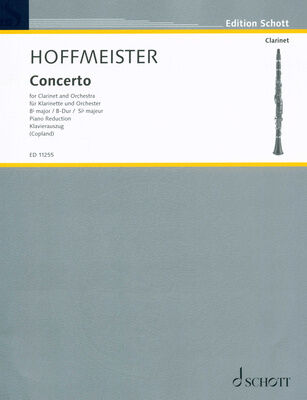 Schott Hoffmeister Klarinettenkonzert