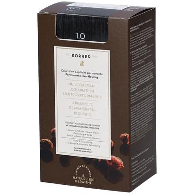 Korres Argan Oil Advanced Colorant 1.0 Black 1 St Kombipackung