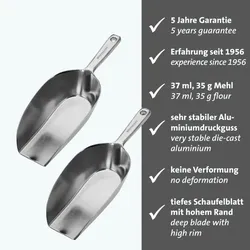 Westmark 2 Haushaltsschaufeln Hygia, 37 ml, 910122E3