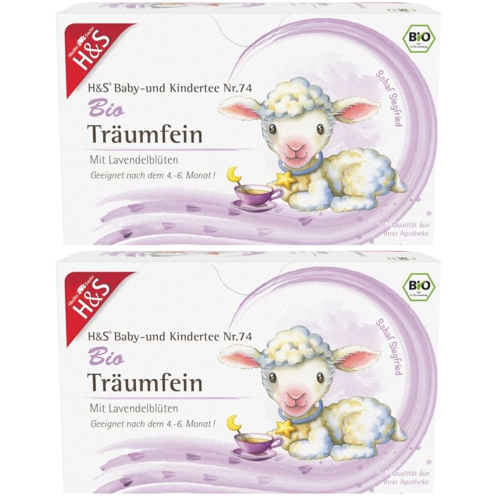 H&S Bio Baby- u.Kindertee Träumfein Filterbeutel 2x 2x20x1,2 g