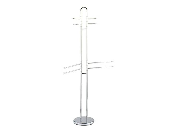 WENKO Handtuch-/Kleiderständer Mod. Palermo Hochglanz-Chrom für Badezimmer und Schlafzimmer mit 8 Armen zum Aufhängen von Kleidung Maße 55,5 x 168 x 28,5 cm