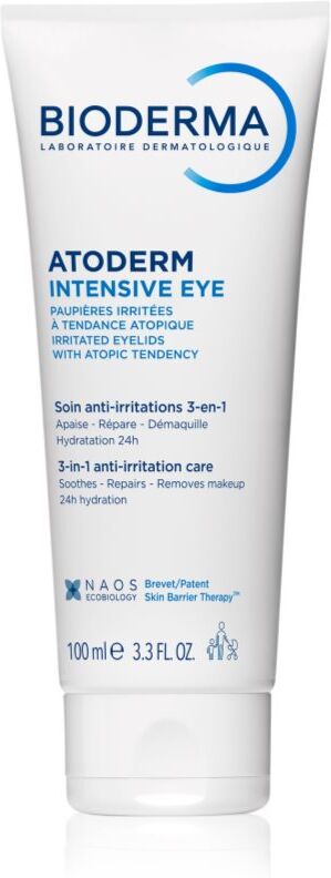 Bioderma Atoderm Intensive Eye Beroligende pleje Til Irriterede øjenlåg 100 ml