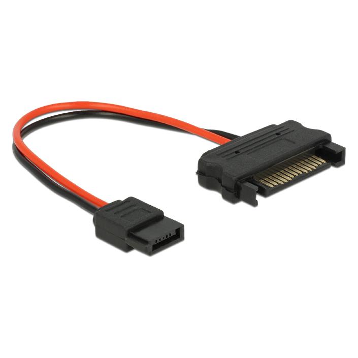 Delock SATA Adapterkabel für Slimline (ODD) (10 cm, SATA) (84873)