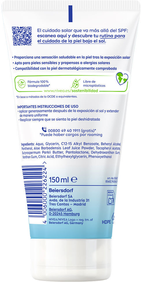 Nivea Sun Sensitive after sun gel 150 ml