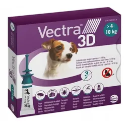 VECTRA 3D Solution für Hunde 4-10kg gegen Flöhe und Zecken