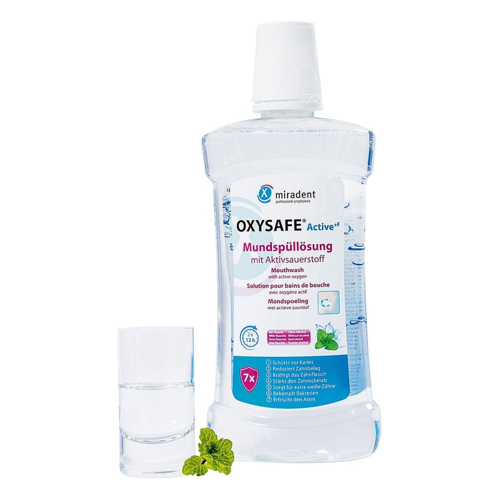 Hager Pharma GmbH Miradent Oxysafe Active Mundspülung mit Aktivsauerstoff 17631331