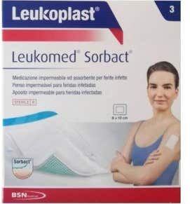 LEUKOMED Sorbact Aposito Esteril Adh 8 X