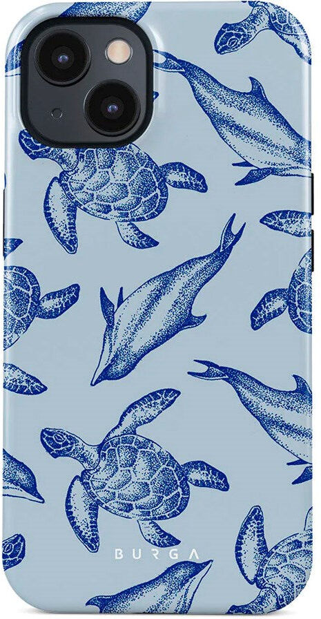 Burga iPhone 15 Tough Fashion Cover - Aquatic Dance
