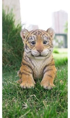 Hi-Line Gift Ltd. Sitting Tiger Cub Statue