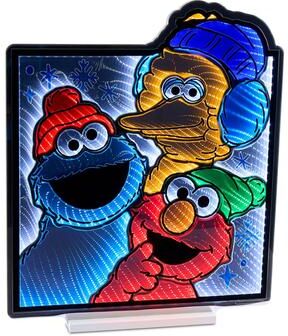 "Sesame Street Holiday Friends Ekkolight 25""H by Melrose in White Blue Red (Size OS)"