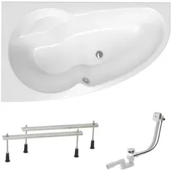 Laguna Luiza Asymmetrische Badewanne SIKOLU1500LAPN