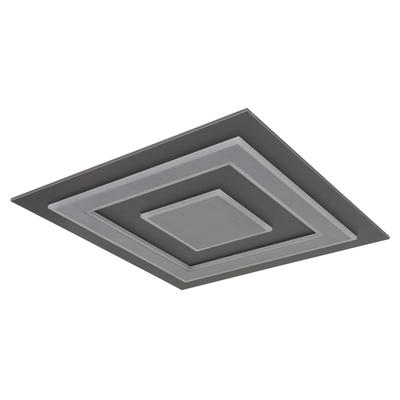 GLOBO LIGHTING LED Deckenleuchte "JAYDEN", schwarz (anthrazit gebürstet), 1 Stk., Leuchten, Deckenlampe, 3 Helligkeitsstufen, Designlampe, Wohnzimmer, LED Deckenleuchte