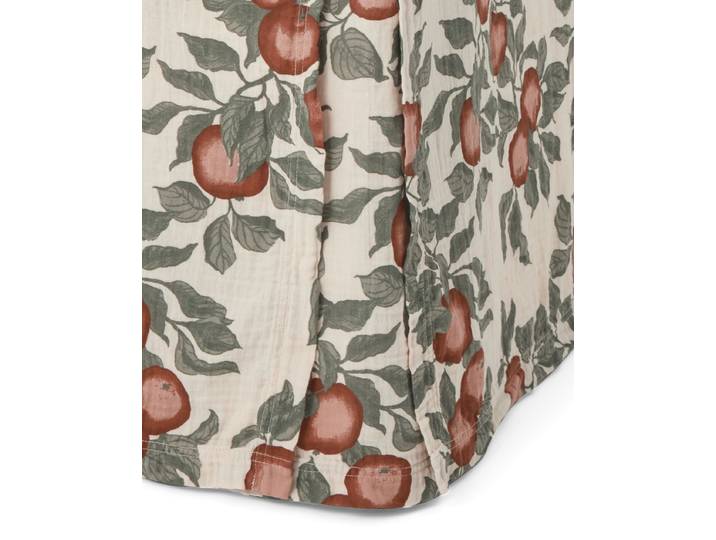 Garbo&Friends Jupe de lit Pomme Muslin 140x200x53 cm