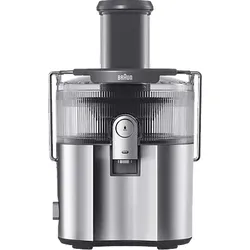 BRAUN SJ 7000 MultiJuice 7 Entsafter 1000 Watt, Edelstahl/Grau
