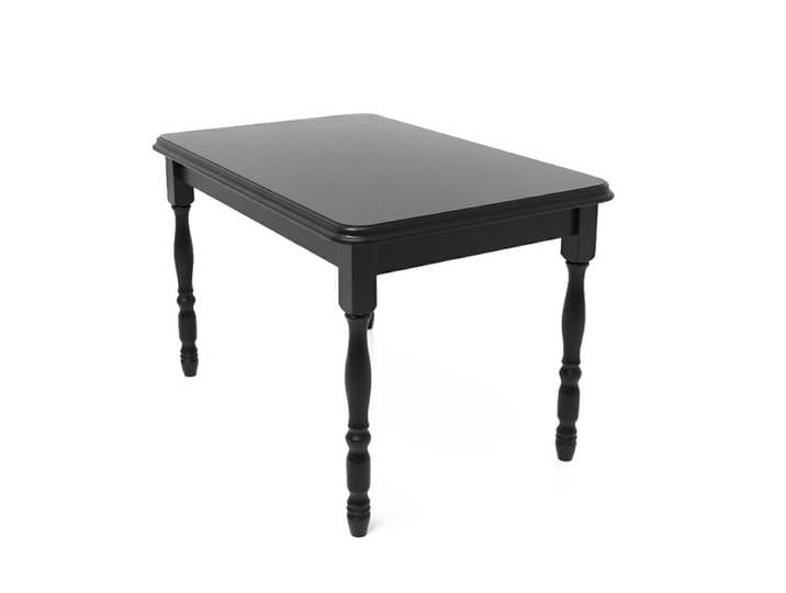 Küchentisch 80x120cm schwarz