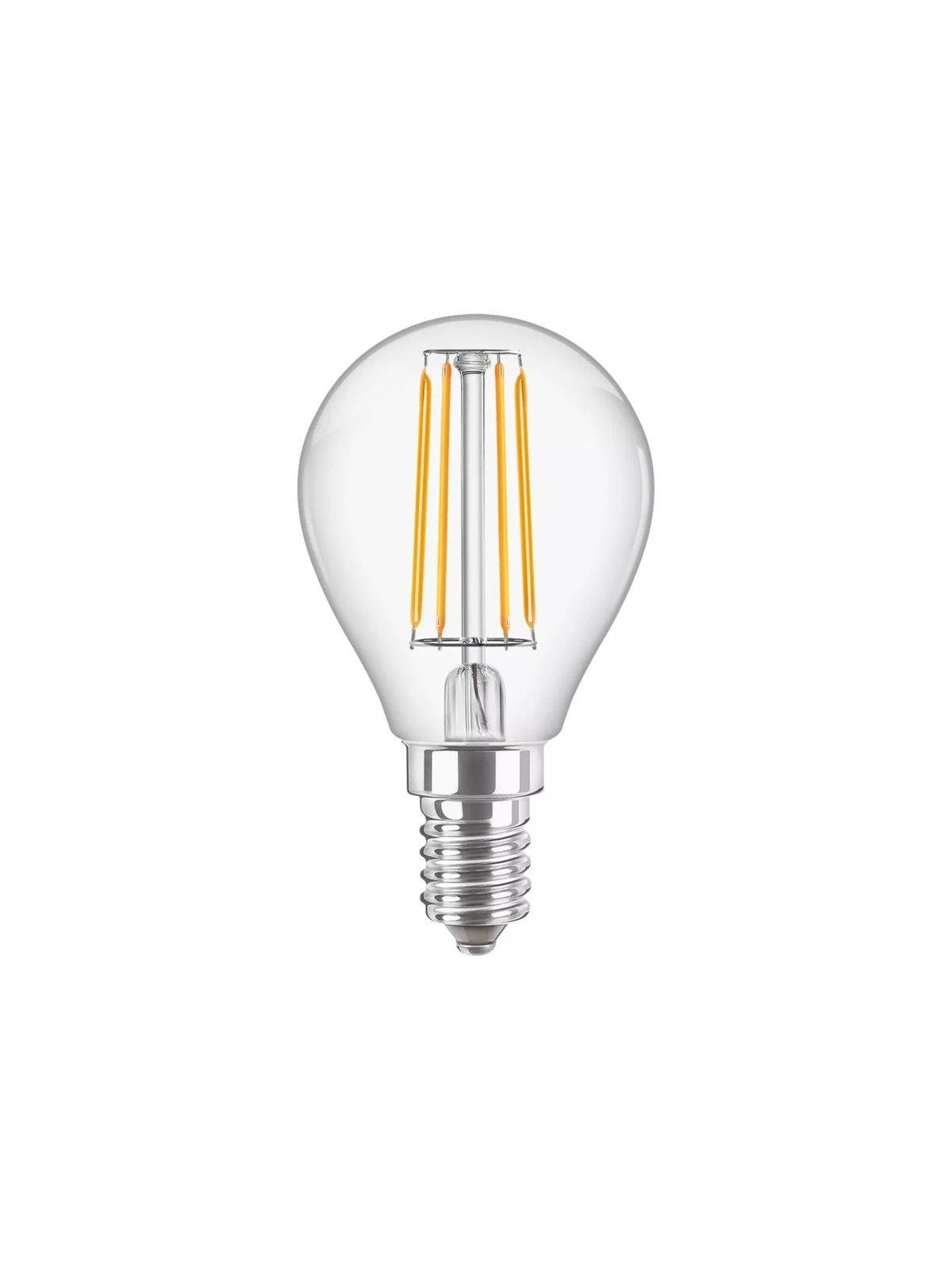 Philips LED-Lampe CorePro P45 4,3 W/827 clear E14