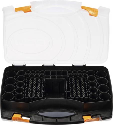 VOLTCRAFT GD BSB01 Batteriebox 180x Micro (AAA), Mignon (AA), Baby (C), Mono (D), 9V Block, Knopfzellen (L x B x H) 35 x 9