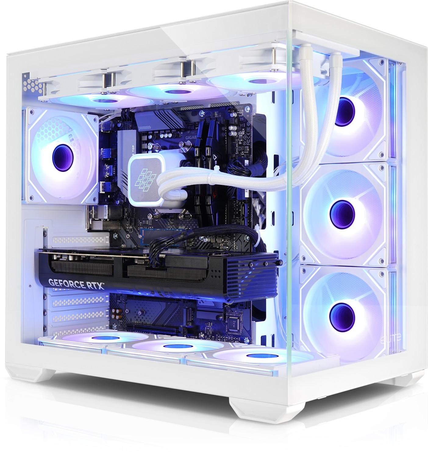 kiebel.de Gaming PC Panorama Polar IX AMD Ryzen 7 9850X3D, 32GB DDR5, NVIDIA RTX 5080 16 GB, 2TB SSD, Windows 11, Gaming PC