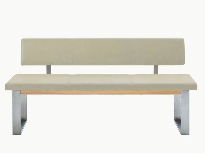 Sitzbank Mercedo - Holzsitzfläche ohne Lehne - 180 cm - Kernbuche - keine