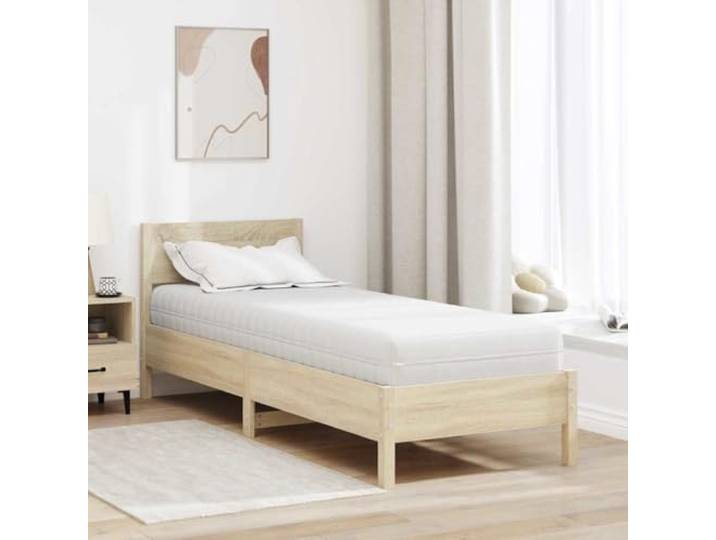 Matratze mit Kokosnuss-Schicht Mittelfest 70 x 200 cm Weiß Taschenfederkern,isolierte Bewegungen,Kokosnuss-Schicht,Schaumstoff-Komfortschicht,minimalistisches Design,pflegeleicht