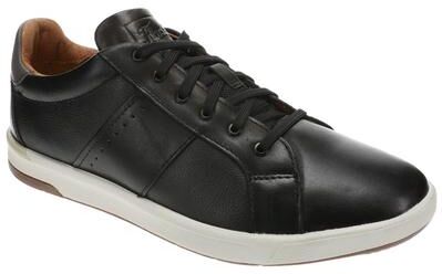 Florsheim Crossover Lace To Toe - Mens 7 Black Oxford Shoes Medium