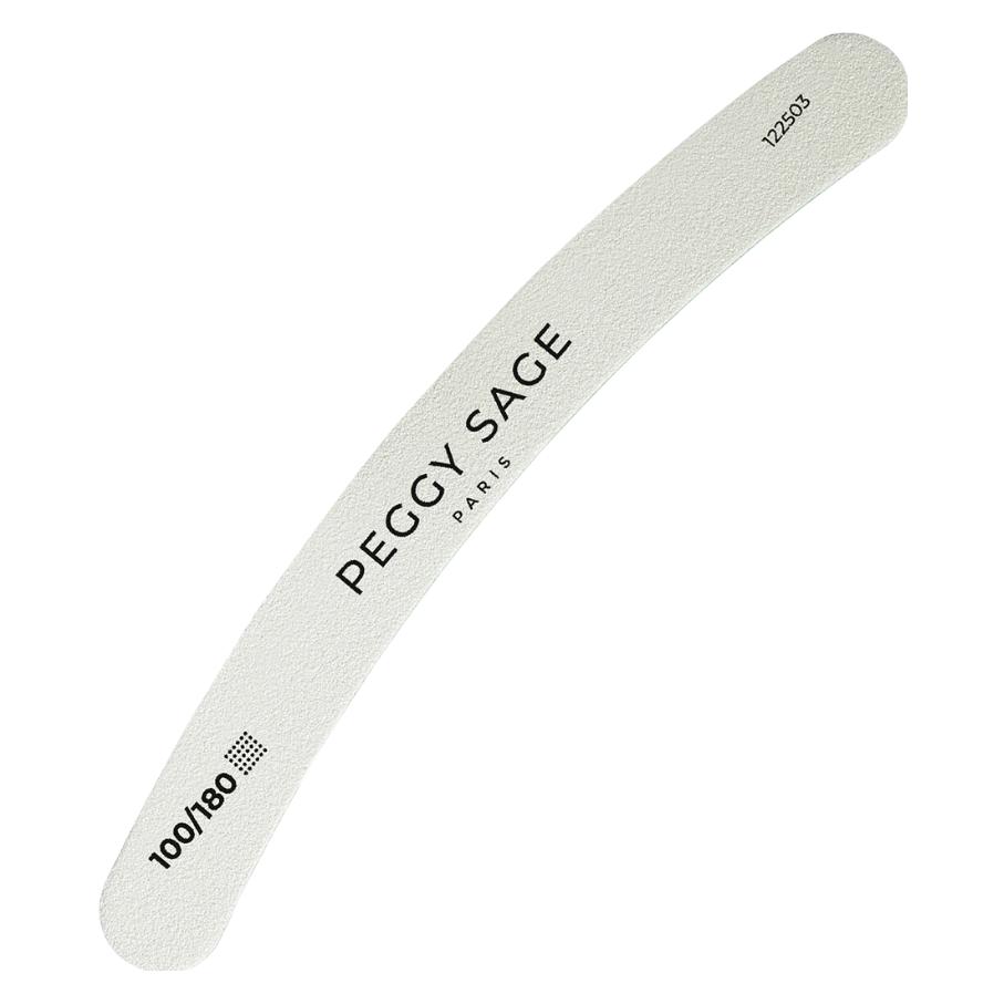Peggy Sage 2-Way Nail File Coarse File To The Claw Double-Sided 100/180 White (30393385)