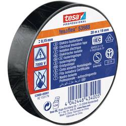 tesa 53988-00001-00 Isolierband tesa® Professional Schwarz (L x B) 20 m x 19 mm 1 St.