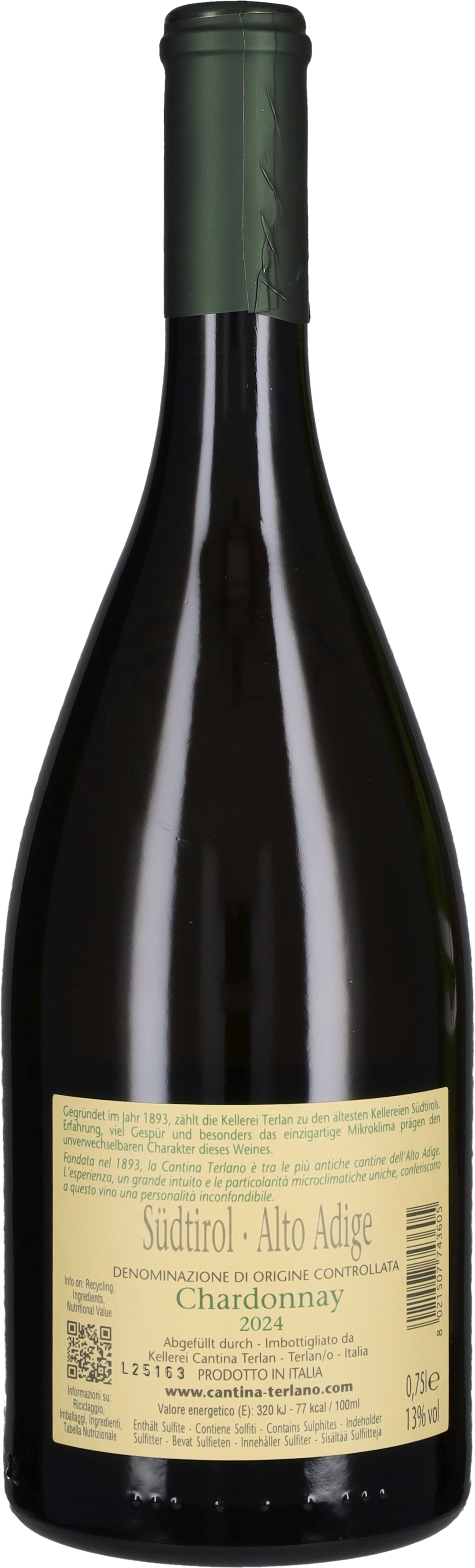 Chardonnay Cantina Terlano 2025
