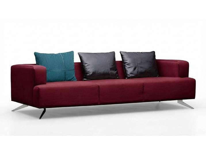 JVmoebel 3-Sitzer Beiges Stoffsofa mit Holzrahmen und weichen Polsterungen, 1 Teile, Made in Europe