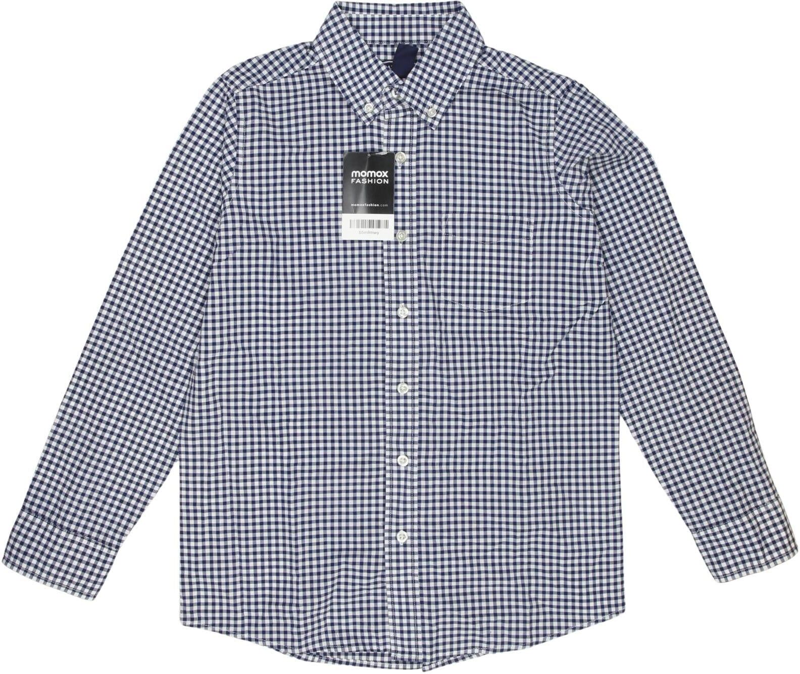 Lands End Jungen Hemd, Mehrfarbig, Gr. M, Baumwolle - Second Hand