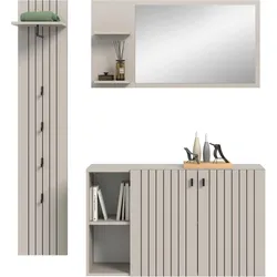 Garderobe Station 3-tlg. Kaschmir