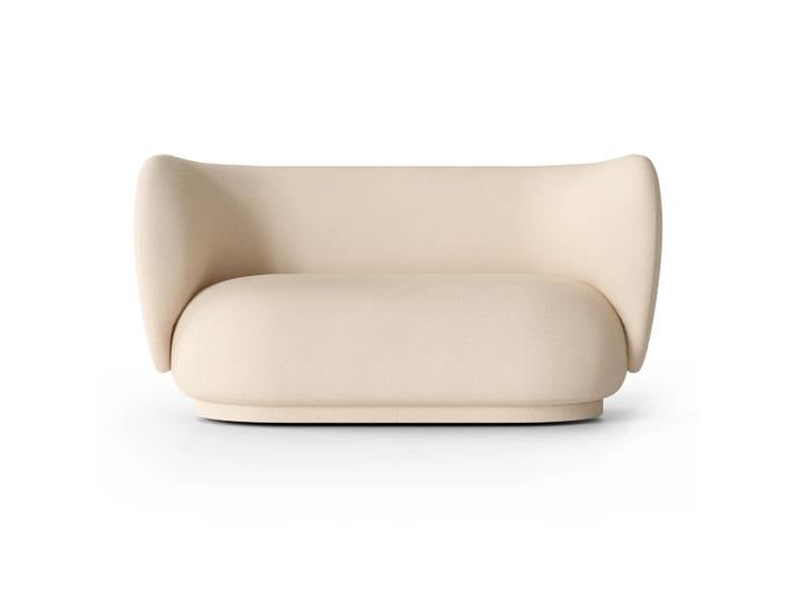 Ferm Living Canapé Rico 2 places Brushed offwhite