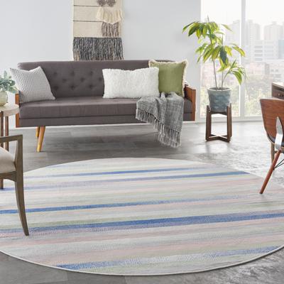 Nourison Whimsicle Modern Striped Abstract Area Rug