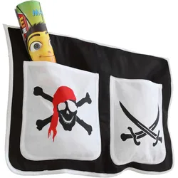 Betttasche "Stofftasche", schwarz/weiß