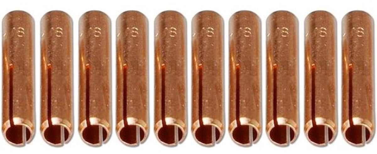 TIG Lastoorts Spantangen 13N24 (3,2 mm) voor 9, 20 en 25 Serie Toortsen - 10 stuks
