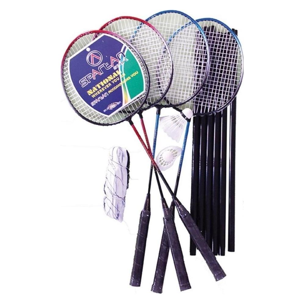 Spartan Publishing Rinkins für Badminton mit Power Net für 4 Spieler (5438)