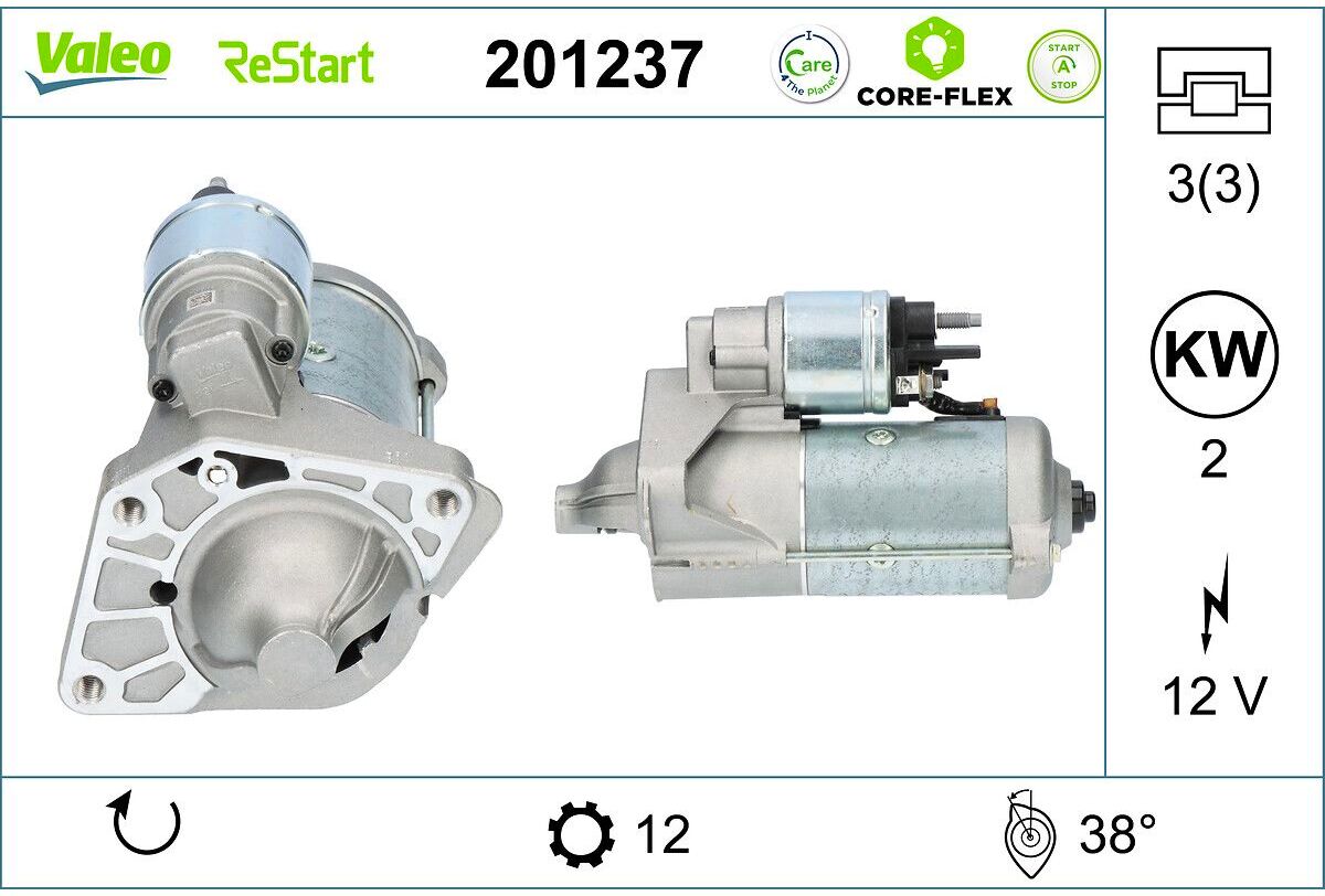 Starter VALEO VAL201237