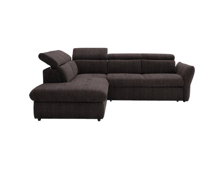 Stylife Ecksofa, Grau, Kunststoff, 4-Sitzer, Ottomane links, L-Form, 254x224 cm, Stoffauswahl, seitenverkehrt erhältlich, Wohnzimmer, Sofas & Couches, Wohnlandschaften, Ecksofas