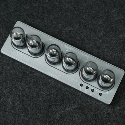 Uplifted Goods Intelligent IPS Nixie Tube Digital Simulation Clock silver
