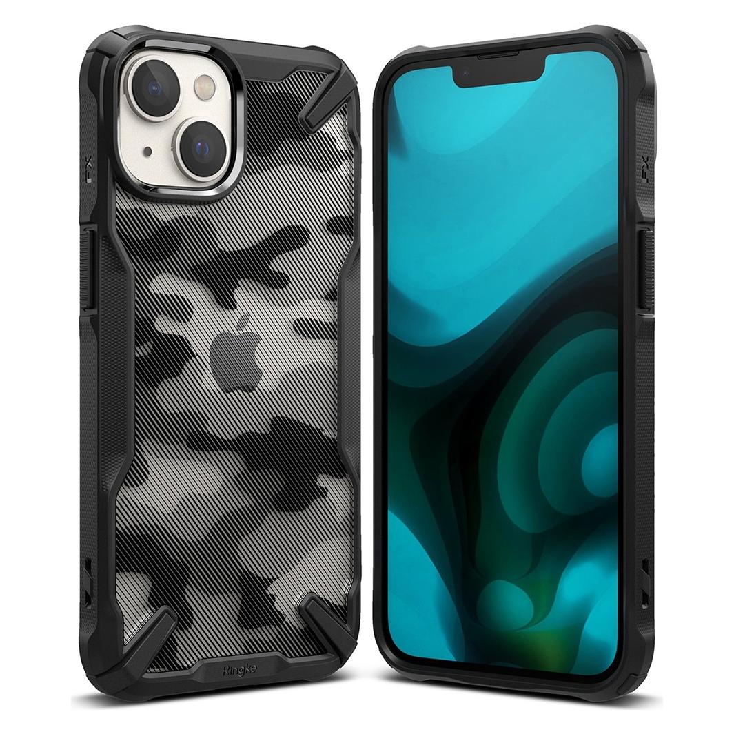 Ringke - Fusion X Design - iPhone 14 Plus - Camo Black (Apple iPhone 14 Plus) (56340650)