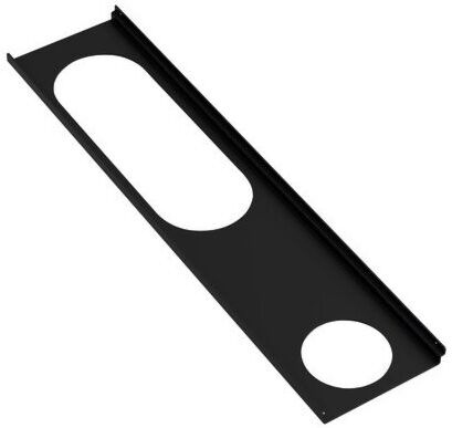 Hewi Ablage 950.13.0018SC 470mm, pulverbeschichtet, dunkelgrau perlglimmer tiefmatt, links