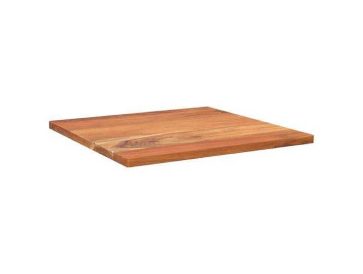 Tischplatte Quadratisch 60x60x3,8 cm Massivholz Akazie Massives Akazienholz, pflegeleichte Oberfläche, rustikaler Charme, universell einsetzbar