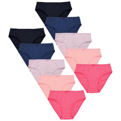 Slip TUPTAM "Slips Mädchen Slips mit Aufdruck 10er Pack", Kinder, Gr. 164, grün (farbenmix 10), Unterhosen Slip