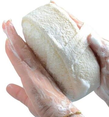 Inspired Deals Soft Exfoliating Bath Flower Sponge For Women Shower Body Scrubber natural Loofah Sponge