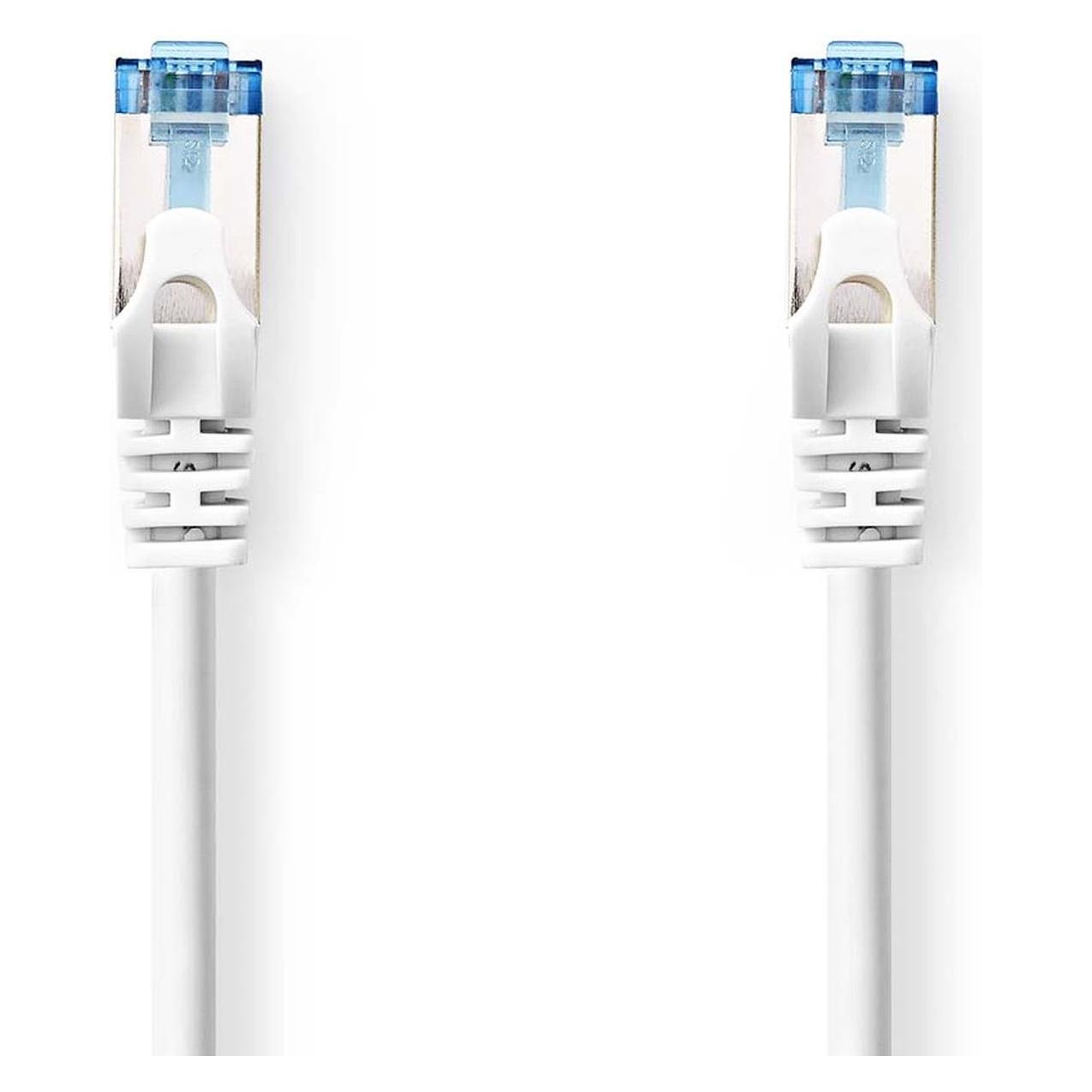 Nedis CAT6a-Netzwerkkabel | S/FTP | RJ45 Stecker | RJ45 Stecker | 15.0 m | Snagless | Rund | LSZH | (S/FTP, CAT6a, 15 m) (CCGL85330WT150)