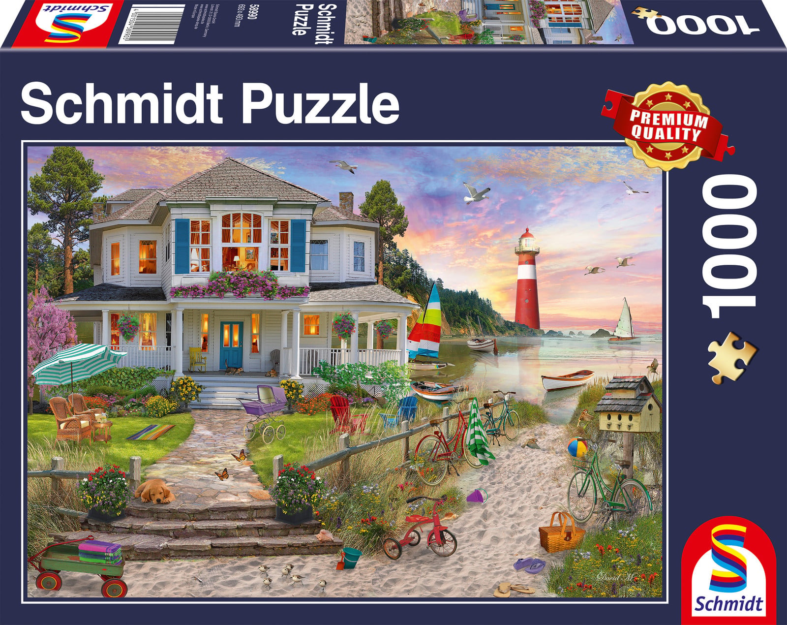 Schmidt Spiele Puzzel Het Strandhuis 1.000 stukjes