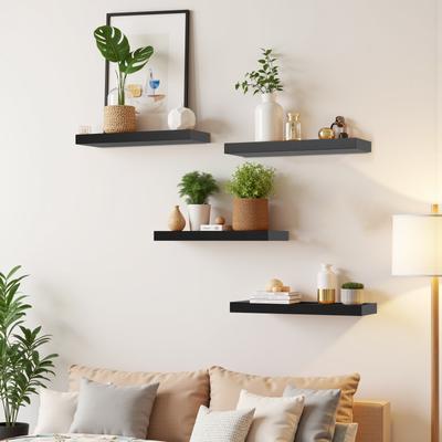 Homy Casa Wall-Mounted Floating Shelf, Set for Living, Modern Sturdy