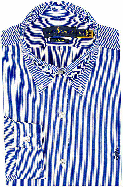 POLO RALPH LAUREN Hemd Custom Fit blau   XL XL